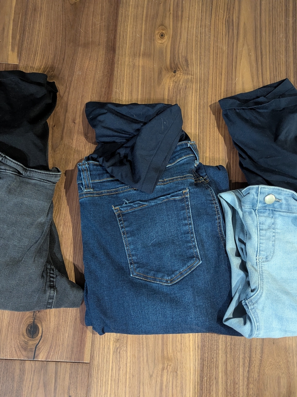 3 Pairs Of Maternity Skinny Jeans - Sizes 16-18